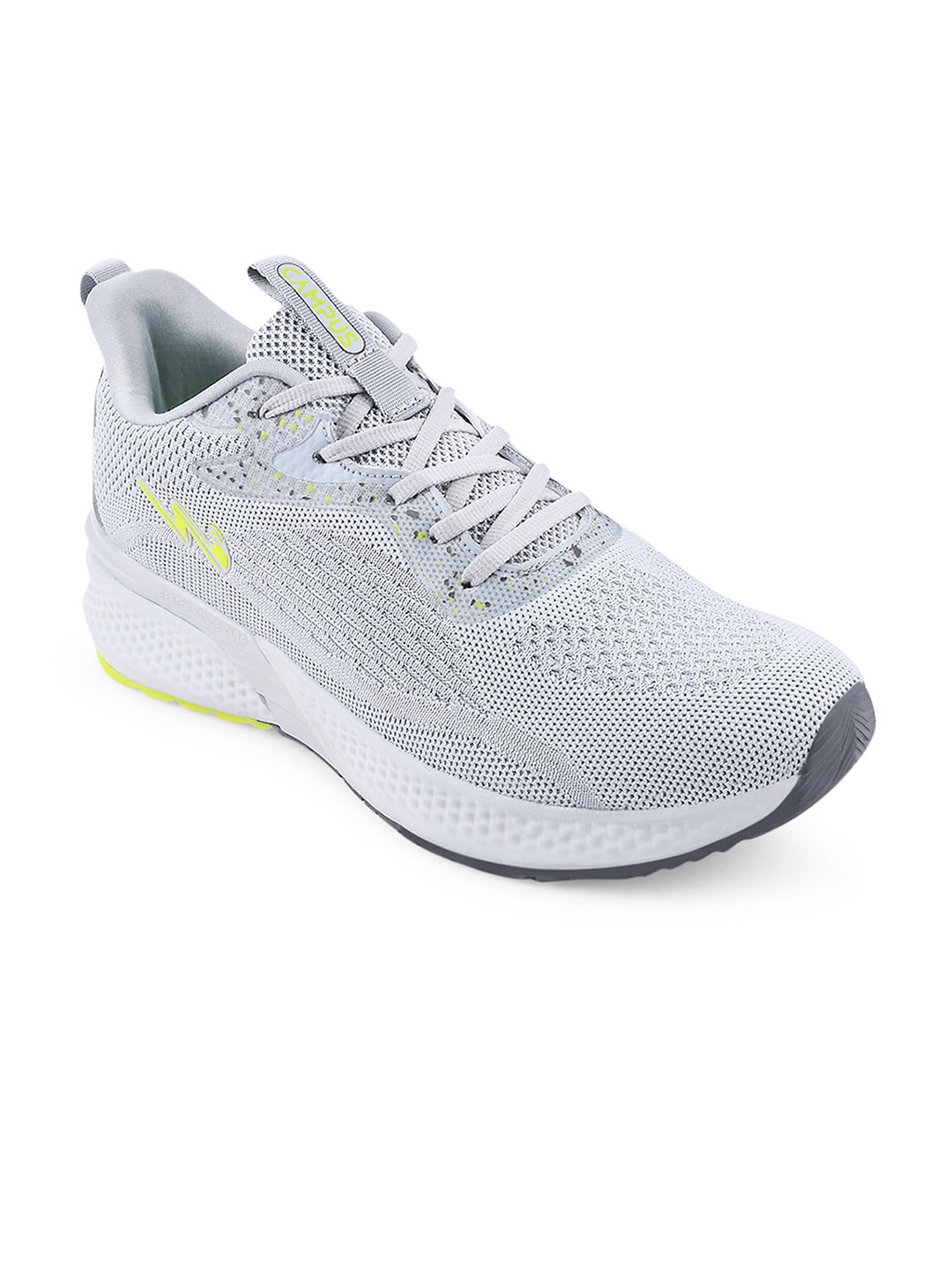 

Campus Men Grey Mesh Running Shoes