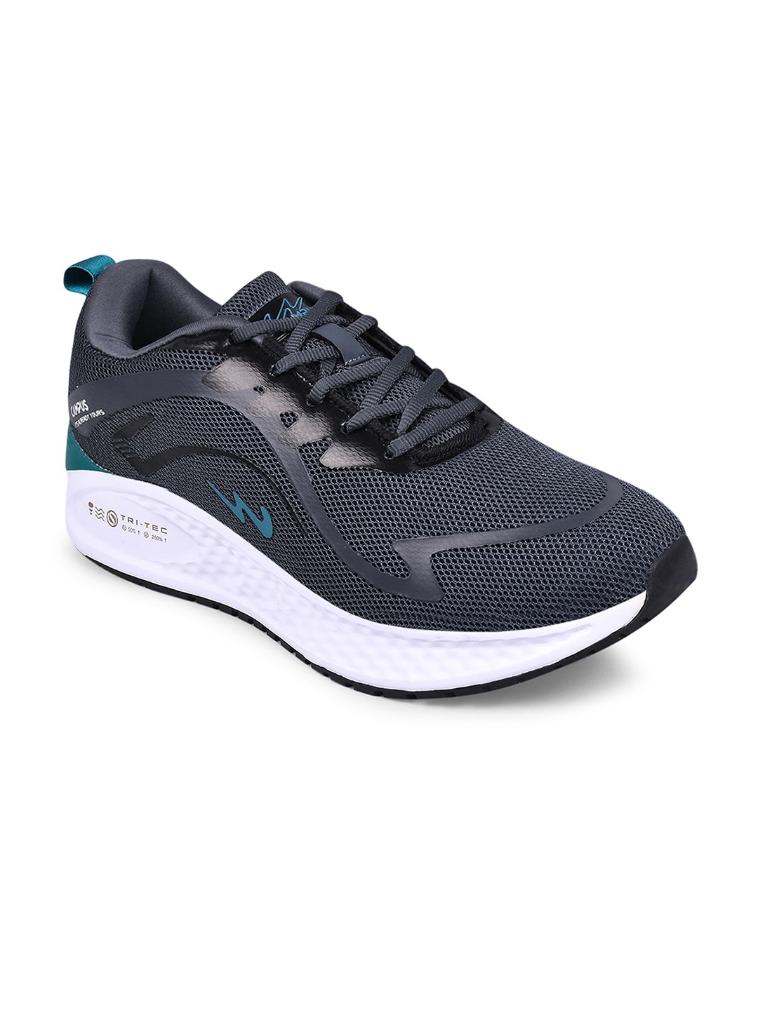 

Campus Men Grey Mesh Drifter Running Shoes