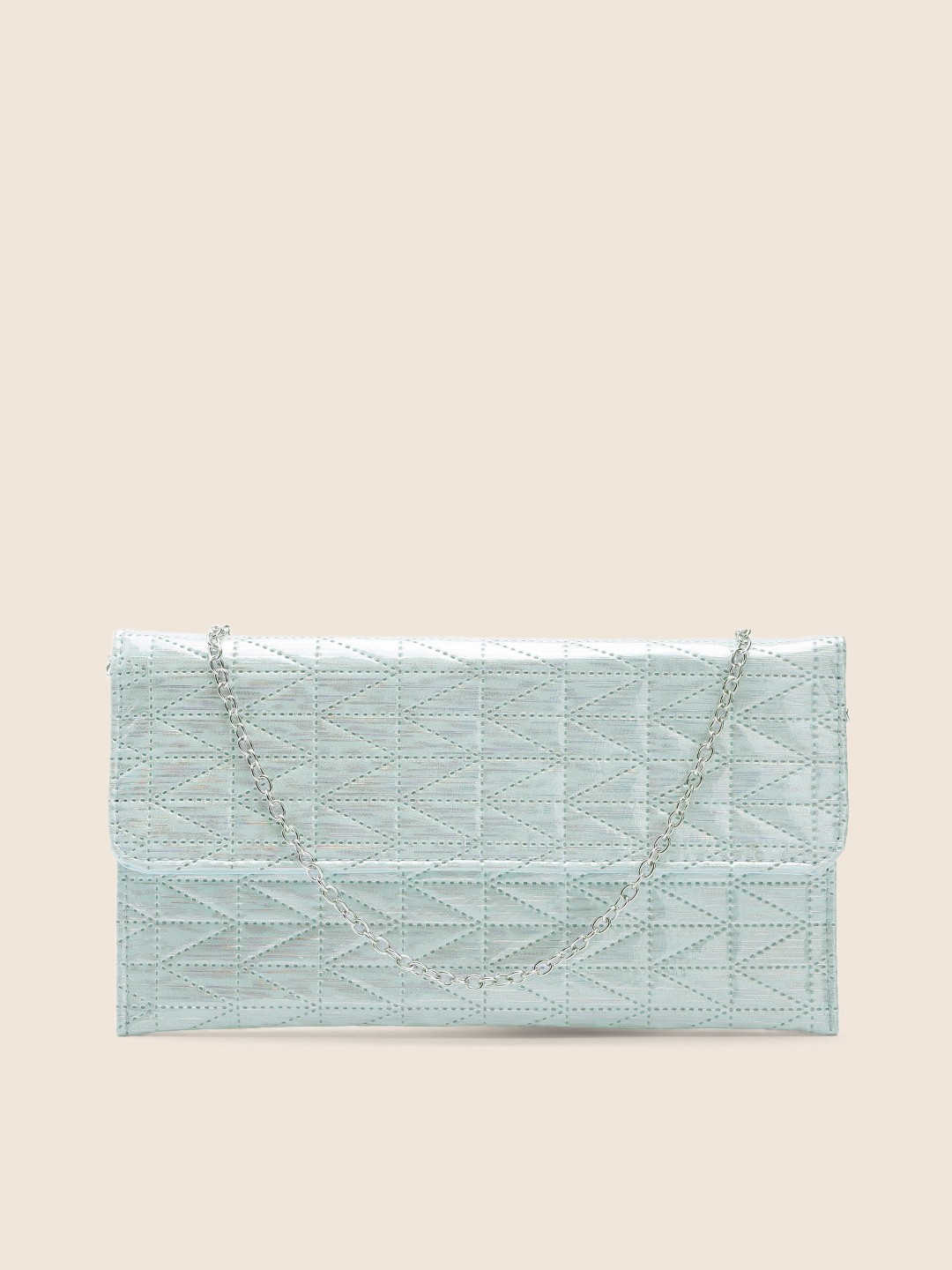 

DressBerry Women Embellished Foldover Clutch, Blue