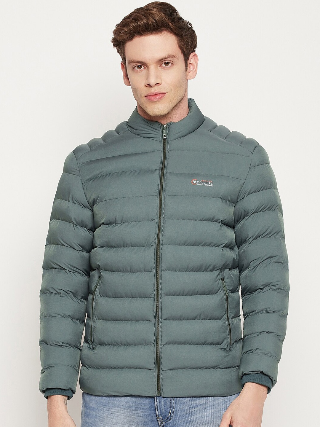 

Camey Men Green Lightweight Puffer Jacket