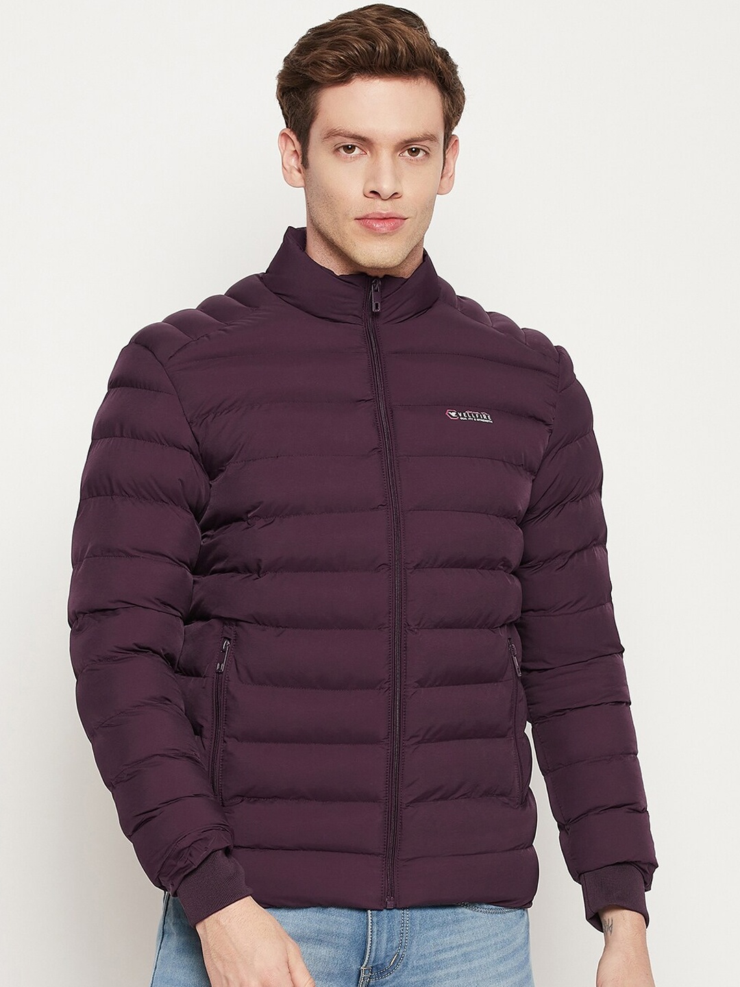 

Camey Men Brown Lightweight Padded Jacket