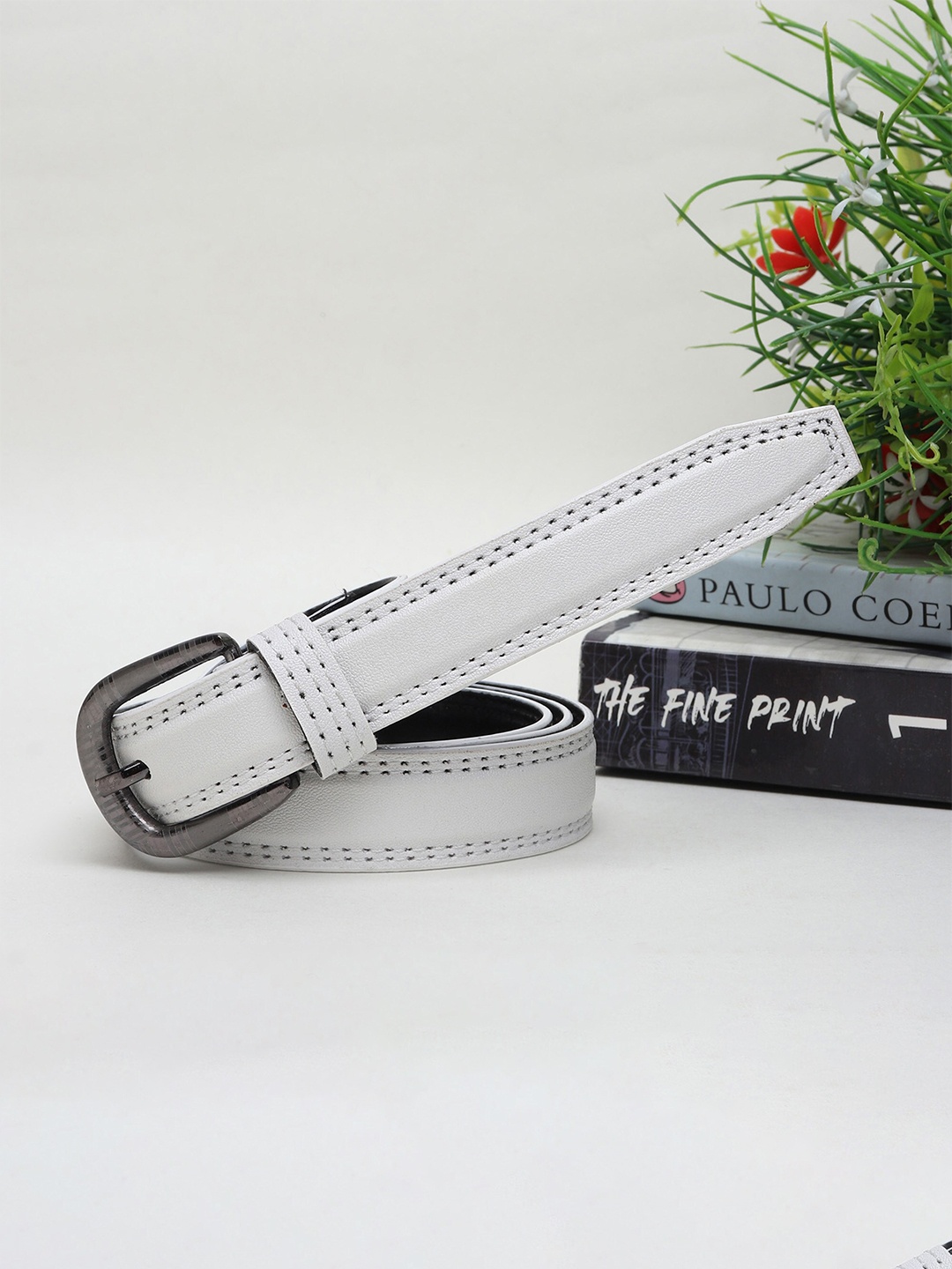 

Swiss Design Women White Belt