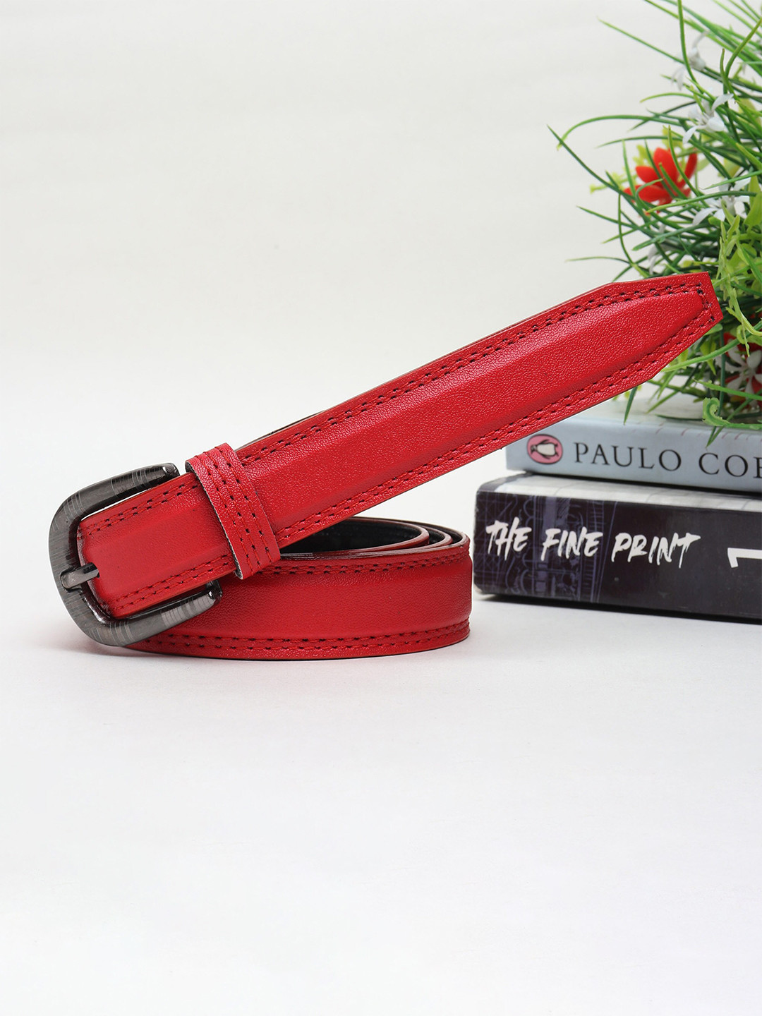

Swiss Design Women Red Belt