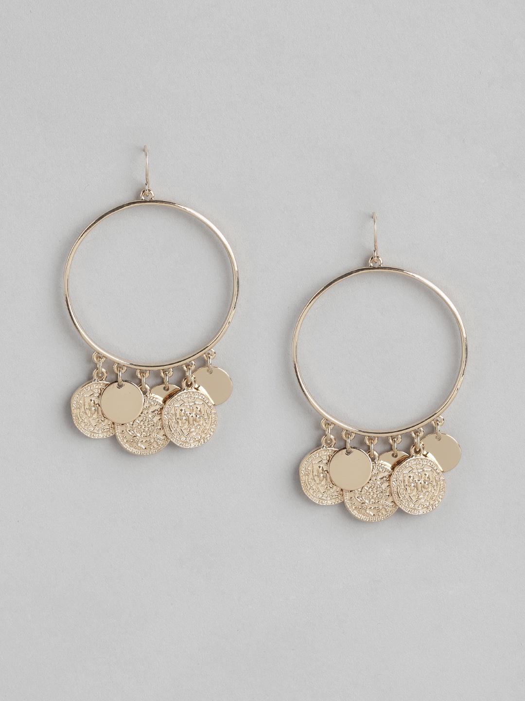 

Forever New Gold-Plated Circular Hoop Earrings