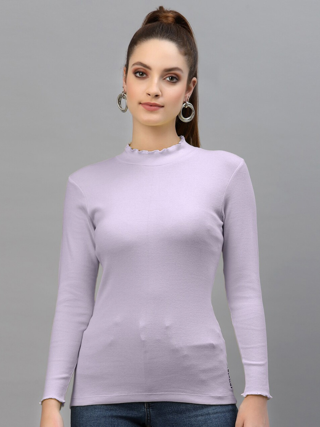 

Friskers Purple Casual Top