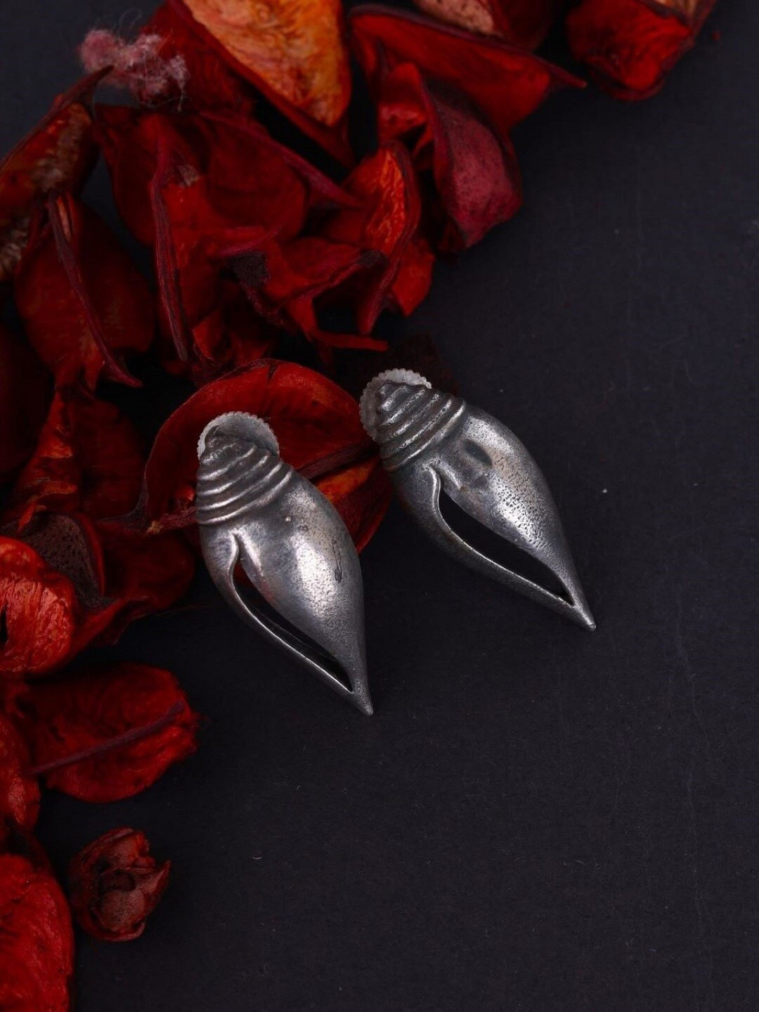 

Crunchy Fashion Silver-Plated Classic Studs Earrings
