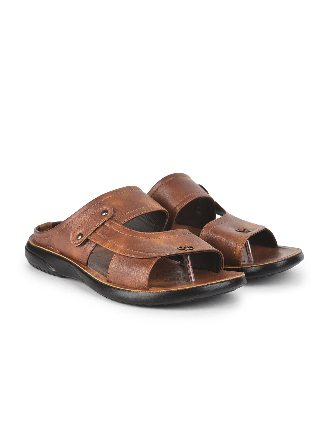 

Aqualite Men Brown Comfort Sandals