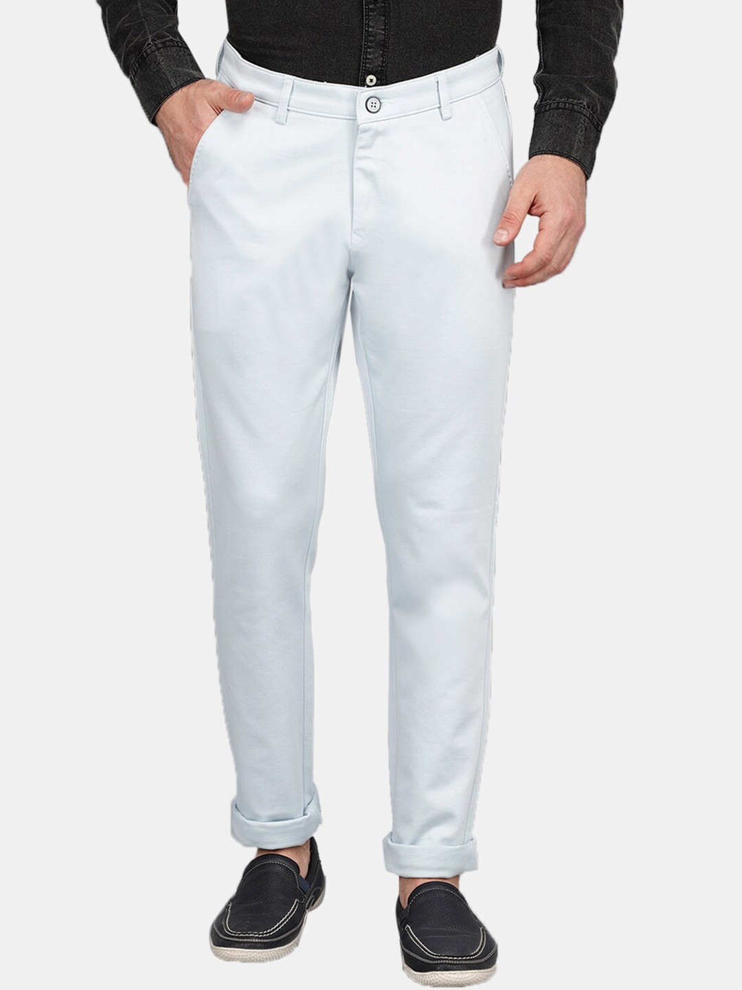 

V-Mart Men Blue Classic Slim Fit Trousers