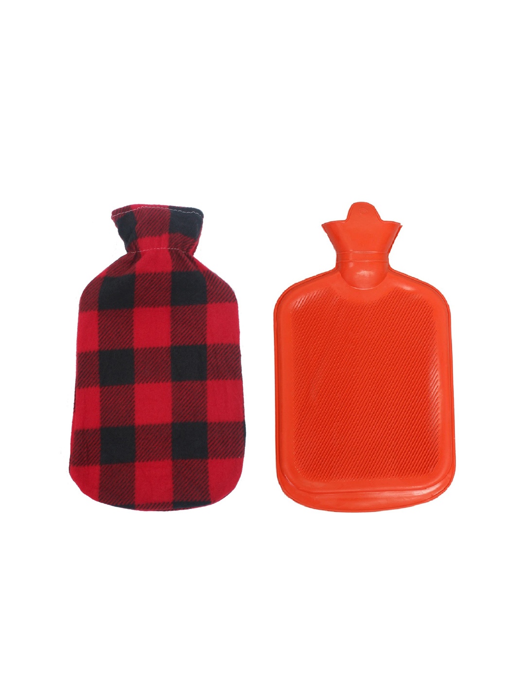 

Alexvyan Red & Black Non Toxic Natural Rubber Hot & Cold Water Bag 2L