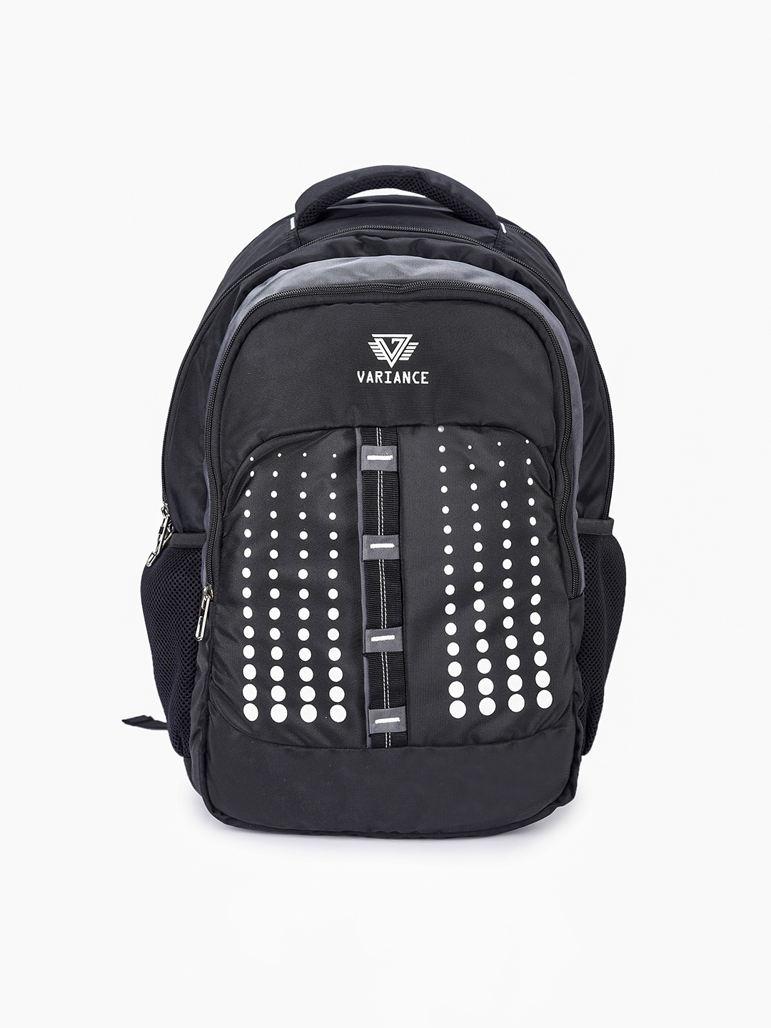 

K London Unisex Black Graphic Laptop Backpack