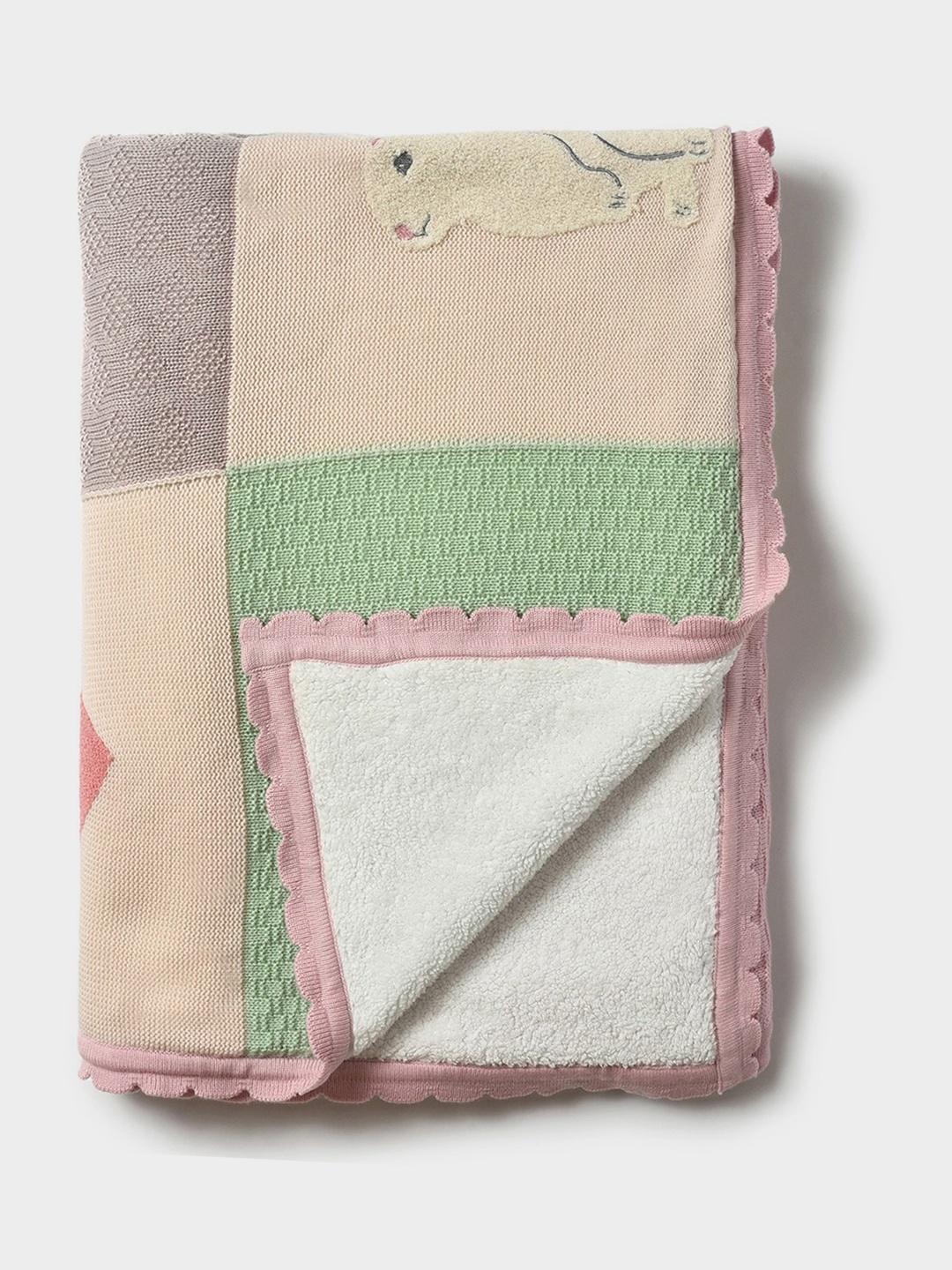 

MiArcus Sweet Spring Pink & Red Cartoon Characters Heavy Winter 300 GSM Single Bed Blanket