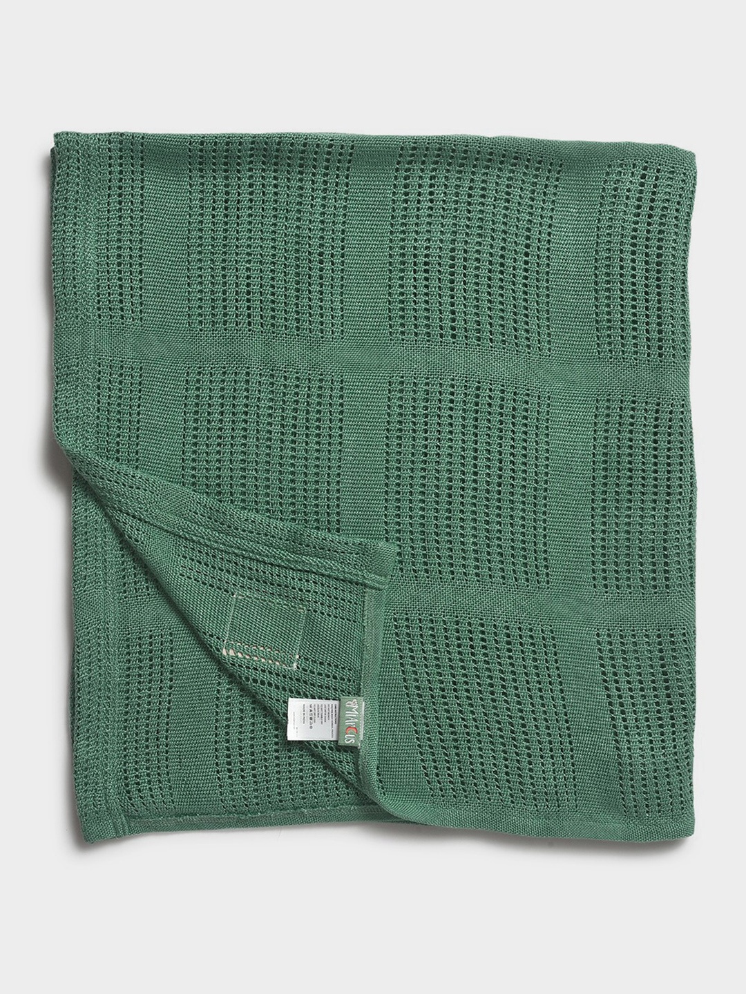 

MiArcus Grow Kind Green Geometric Summer 233 GSM Single Bed Blanket