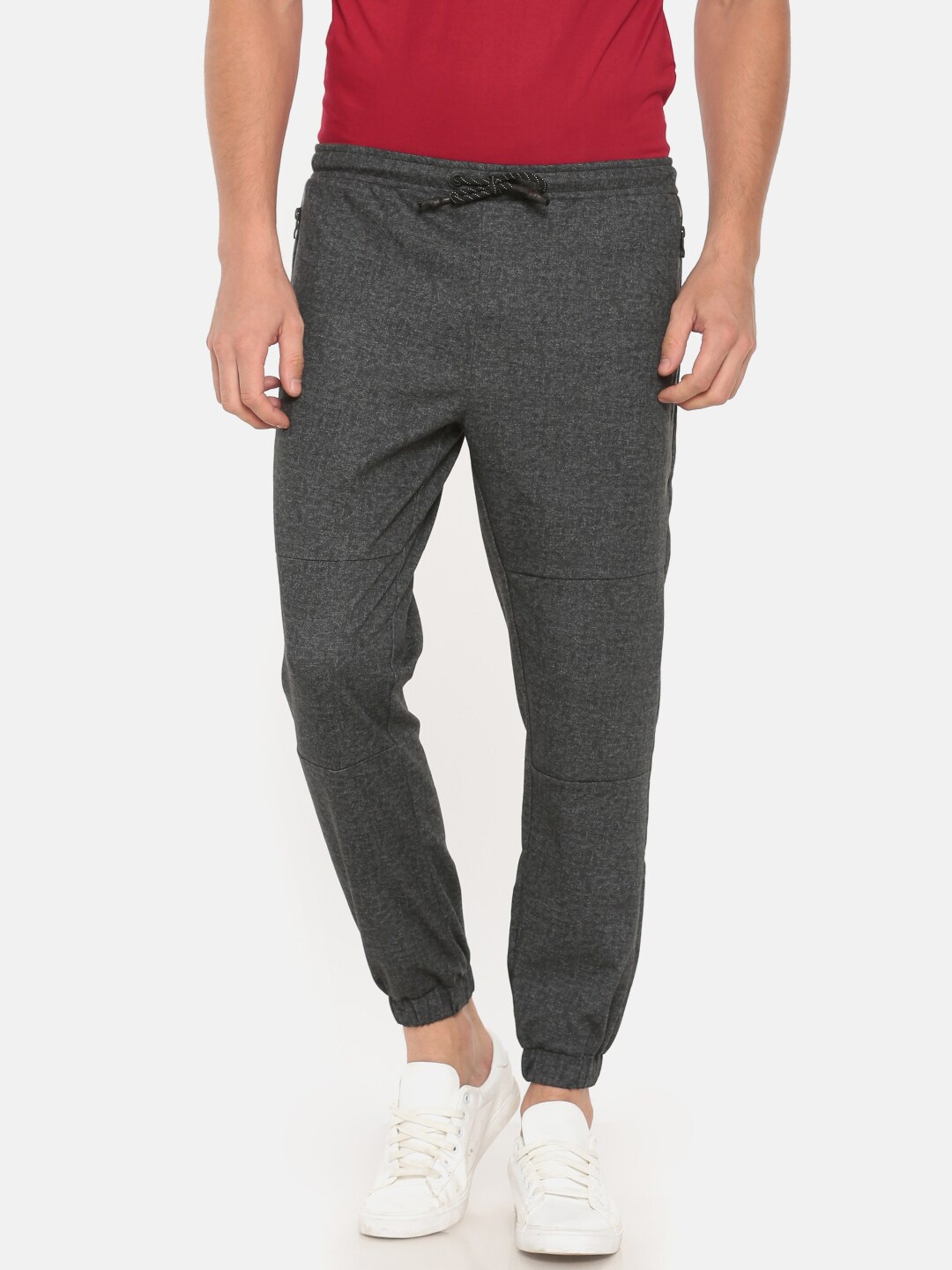 

t-base Men Black Cotton Joggers