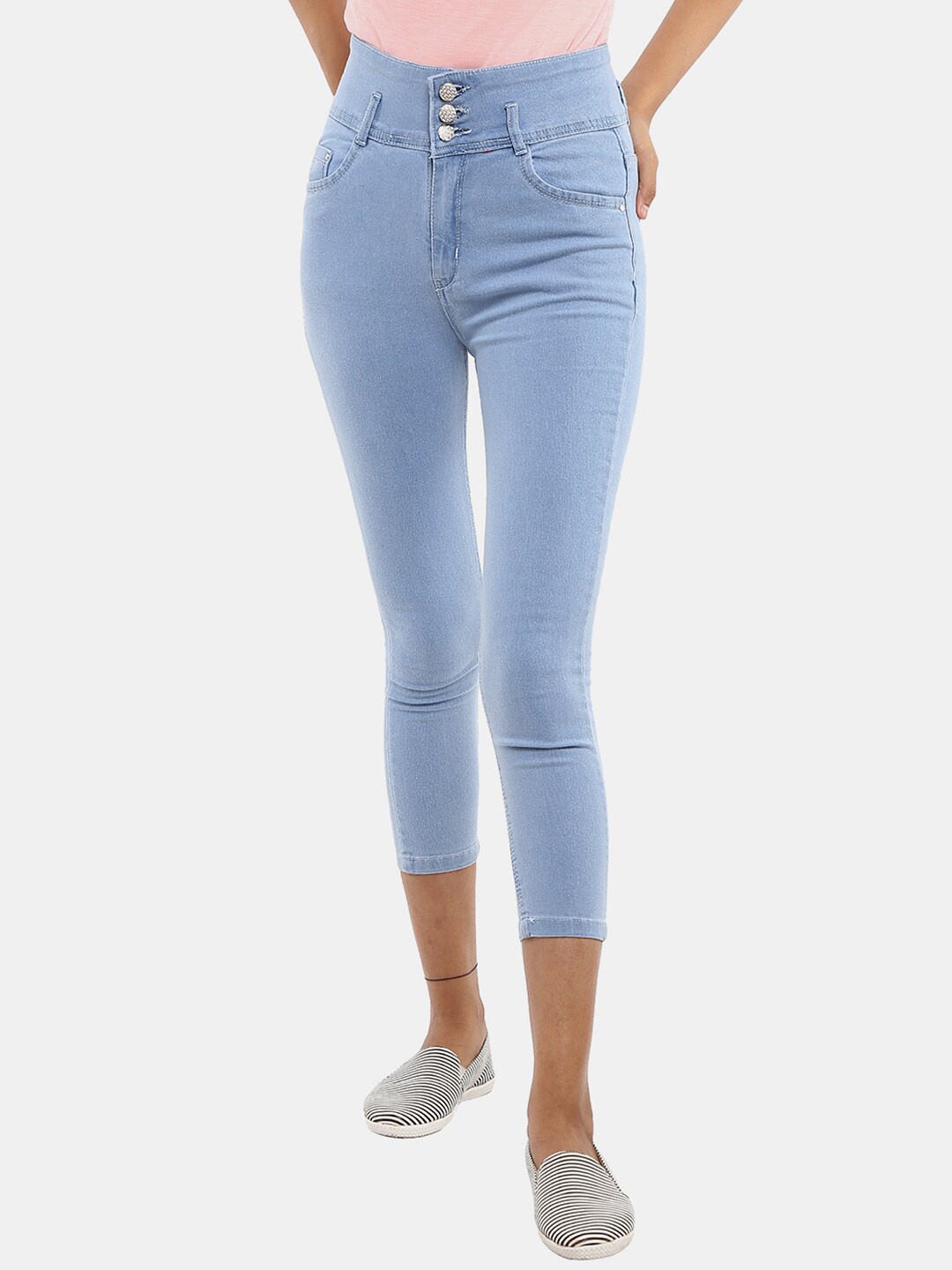 

V-Mart Women Blue Classic High-Rise Jeans