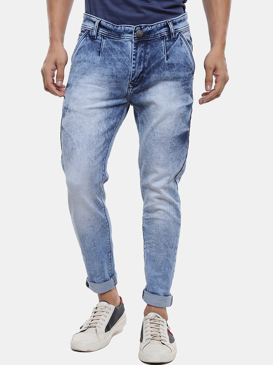 

V-Mart Men Blue Classic Heavy Fade Cotton Jeans