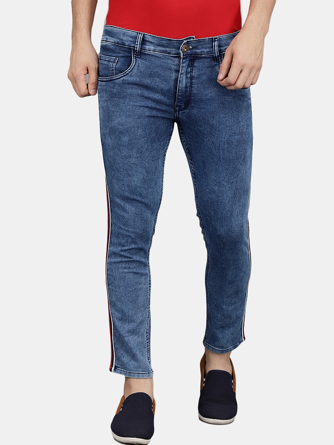 

V-Mart Men Blue Classic Heavy Fade Cotton Jeans