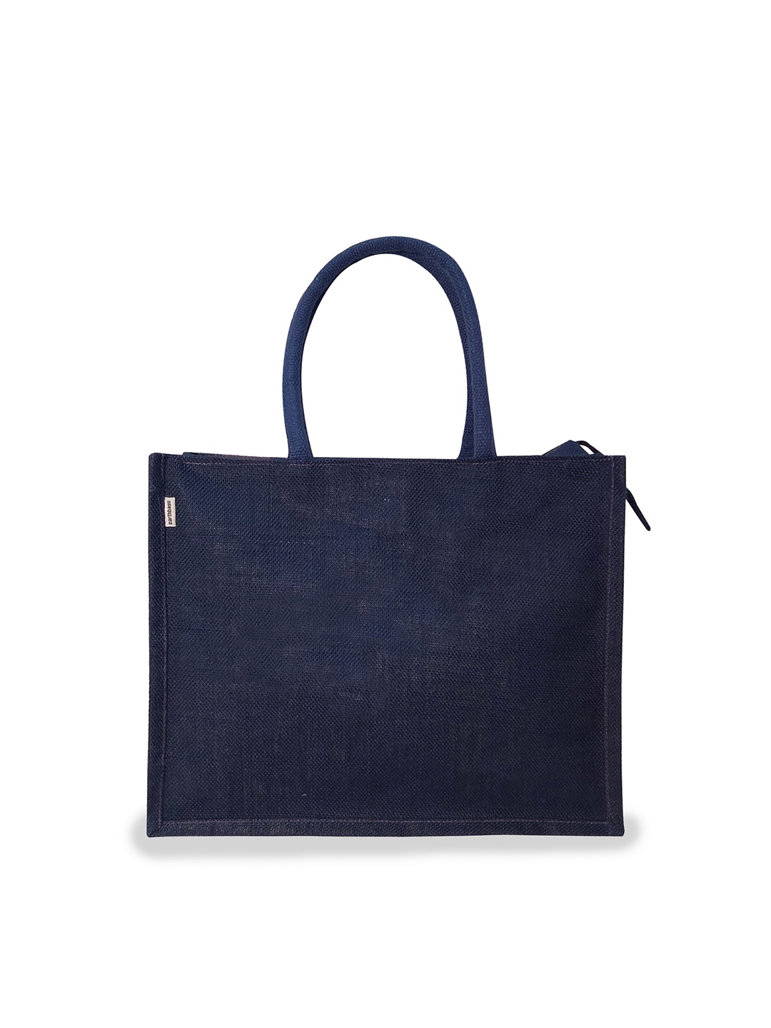 

earthbags Oversized Shopper Jute Handheld Bag, Navy blue