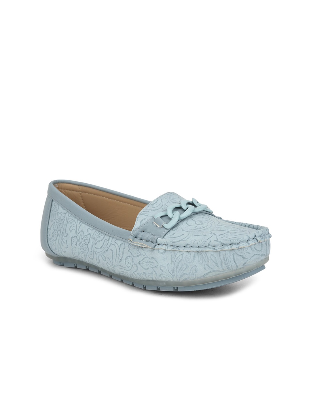 

Liberty Women Blue Woven Design Loafers