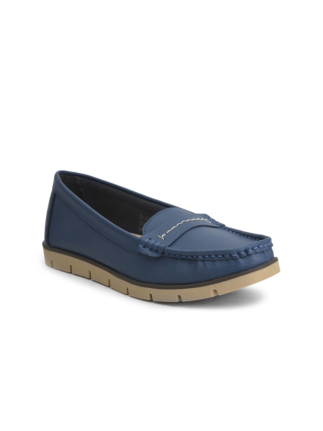 

Liberty Women Blue Solid Loafers
