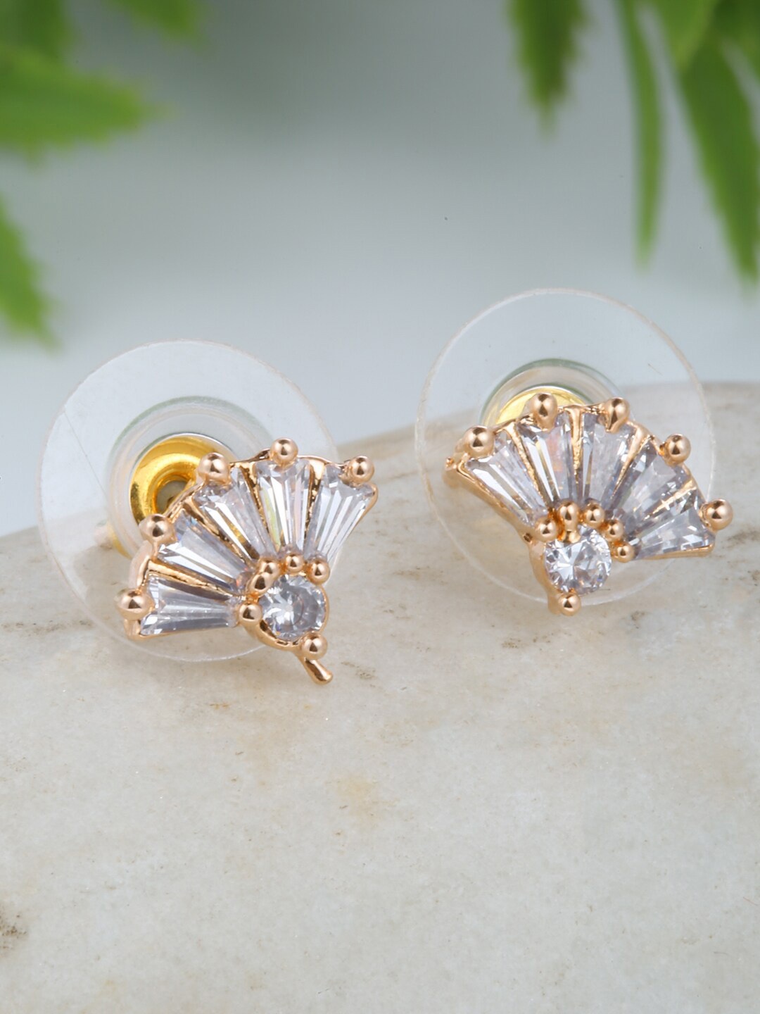 

Shining Diva Fashion Gold-Plated Contemporary Studs Earrings