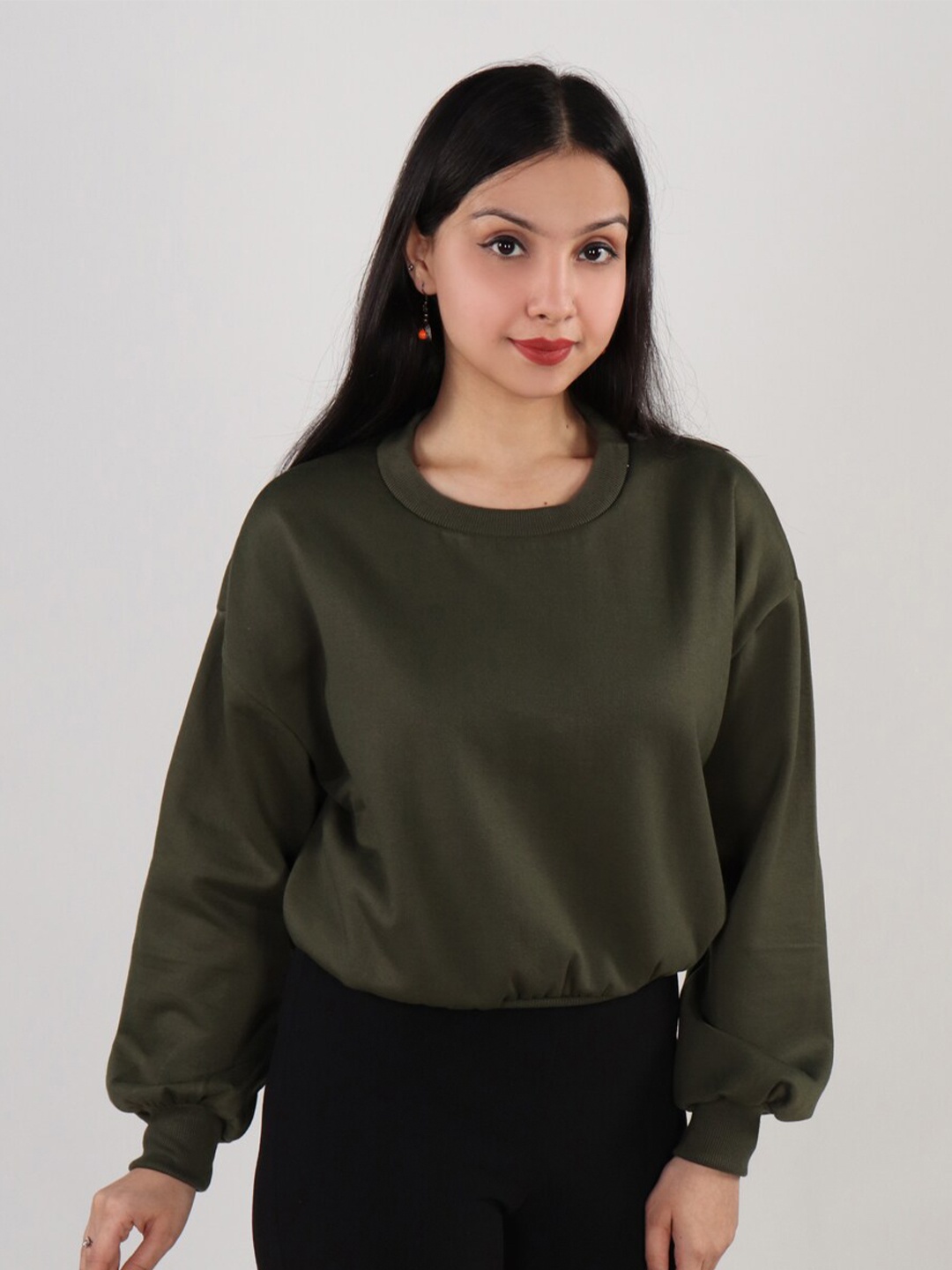 

The Label Bar Winter Baggy Sweatshirts, Olive