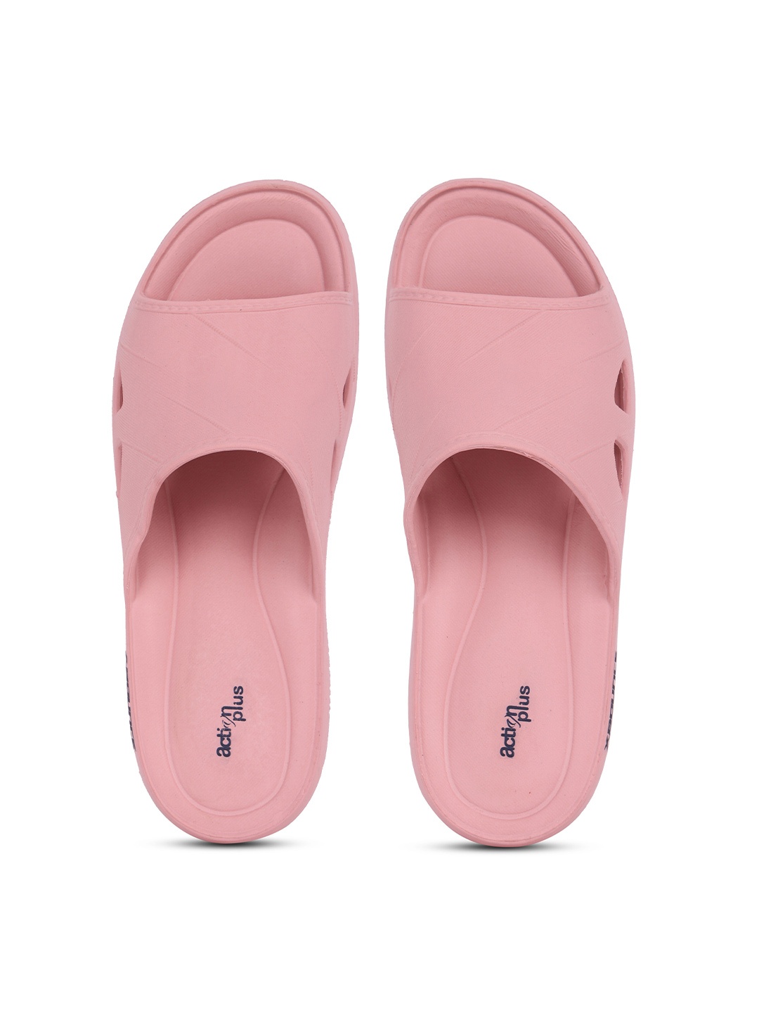 

Action Plus Women Pink Rubber Sliders
