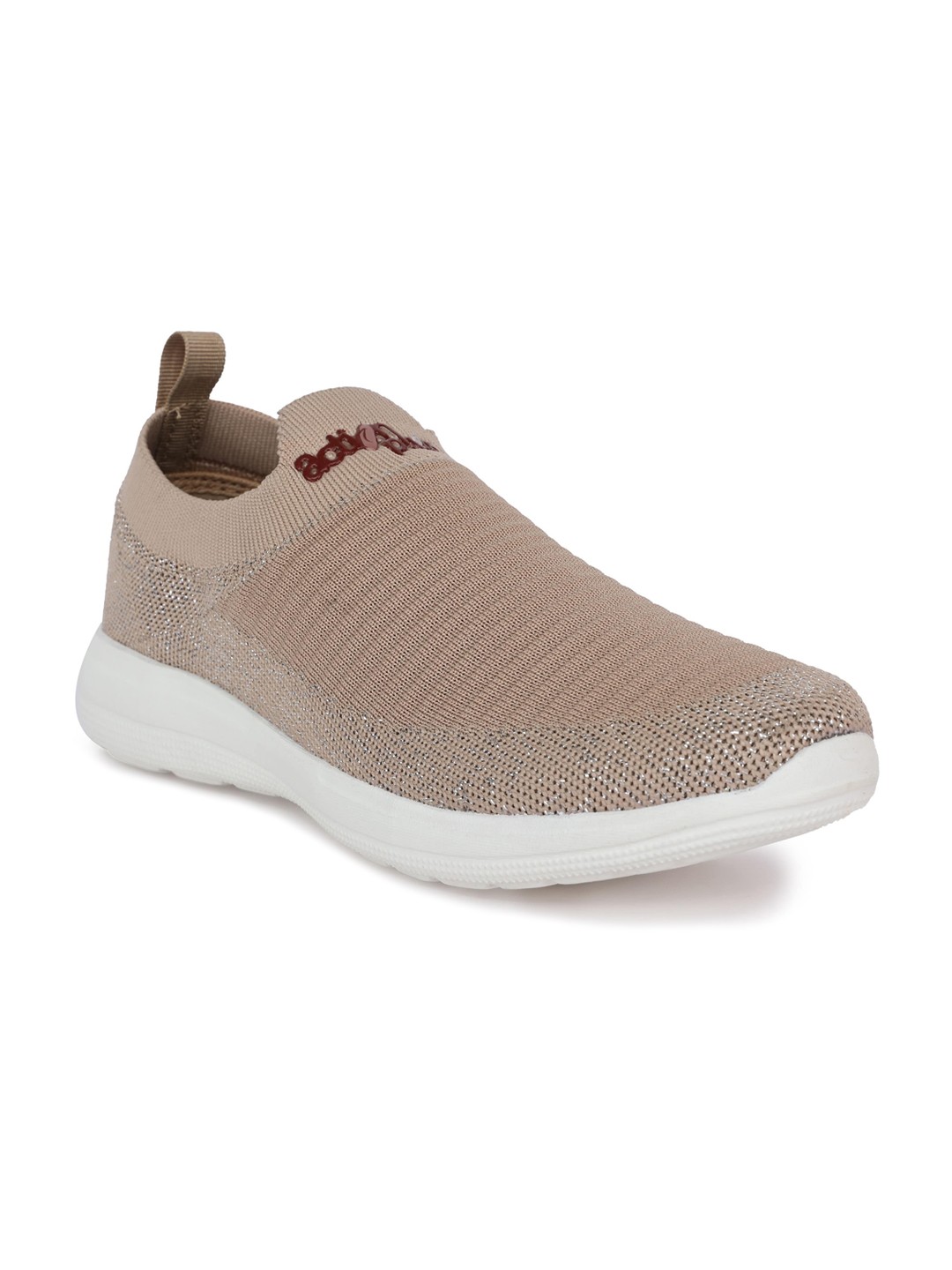 

Action Plus Women Beige Woven Design Slip-On Sneakers