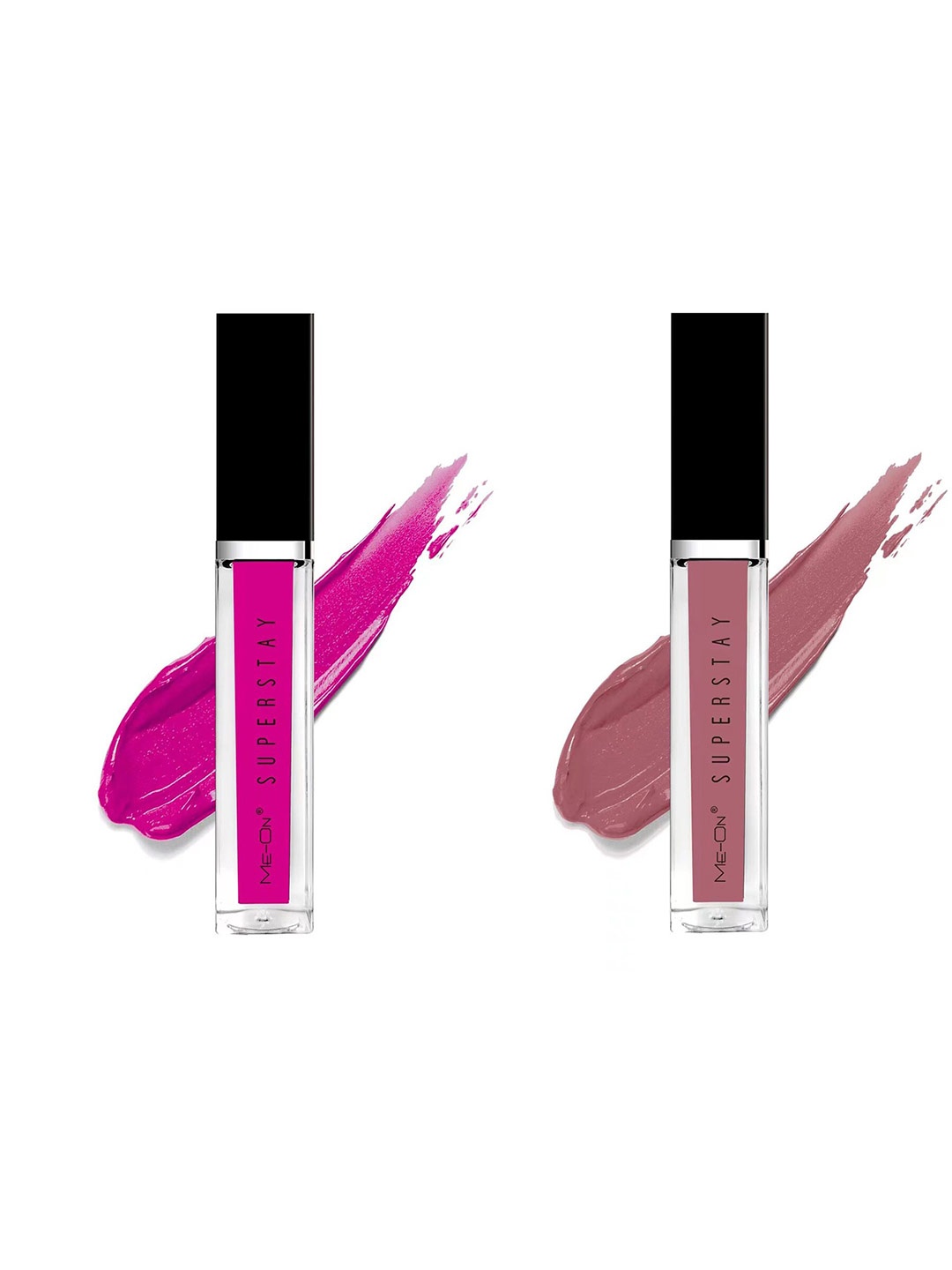 

ME-ON Set Of 2 Super Stay Lip Gloss 6ml Each - Passionate Pink 10 & Kinda Sexy 22