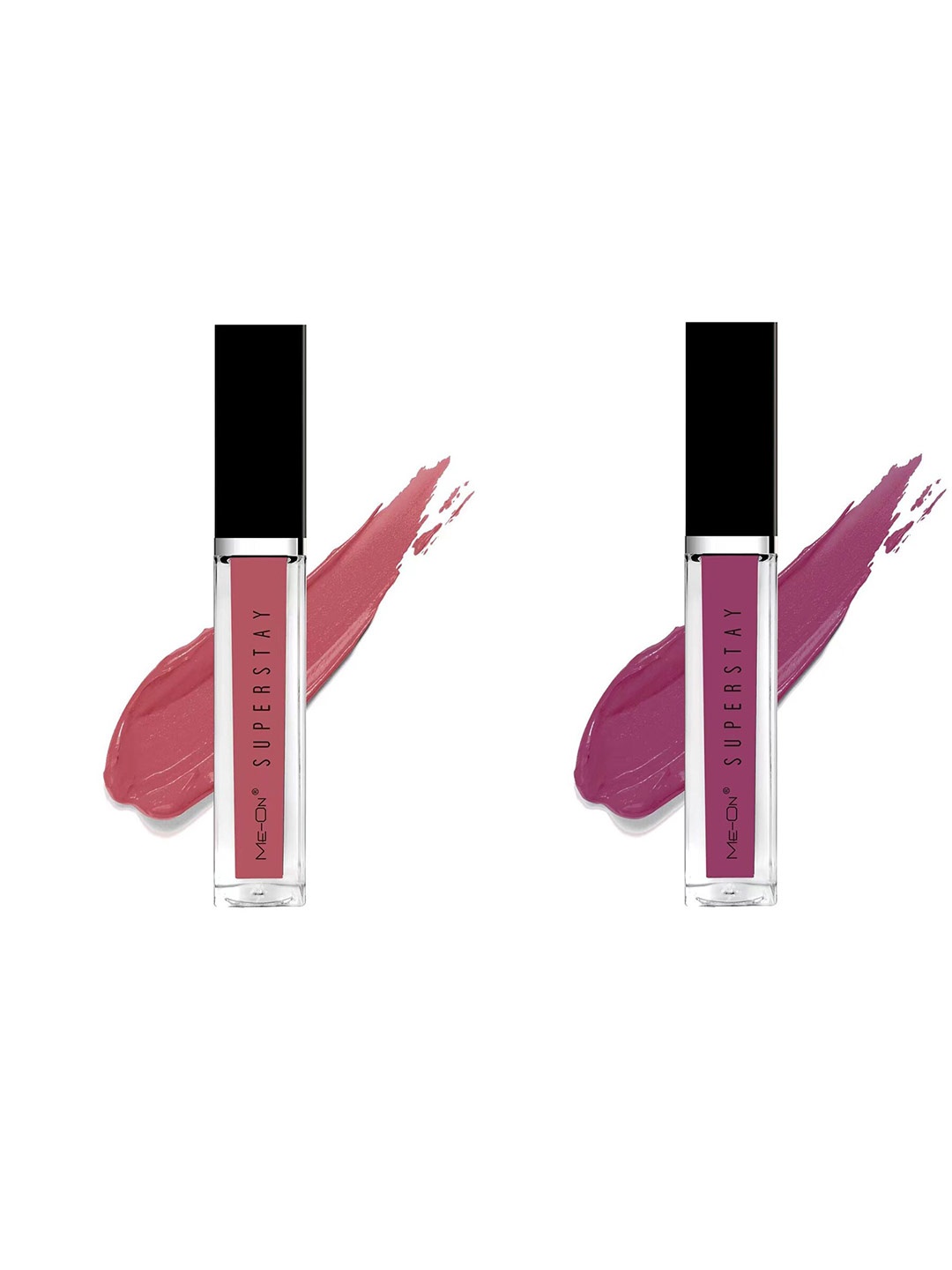 

ME-ON Set Of 2 Super Stay Lip Gloss 6ml Each - Mysterious Nude 23 & Mauve Story 24