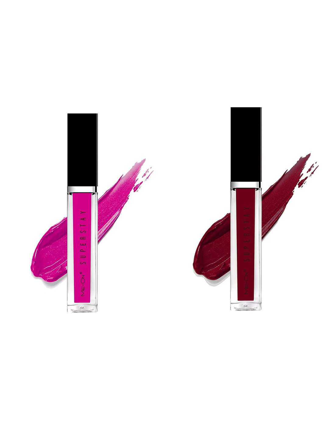 

ME-ON Set Of 2 Super Stay Lip Gloss 6ml Each - Passionate Pink 10 & Arabian Nights 15
