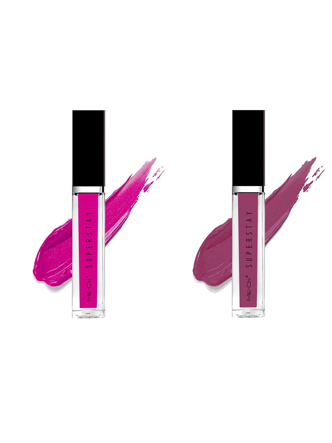 

ME-ON Set Of 2 Super Stay Lip Gloss 6ml Each - Passionate Pink 10 & Mauve Story 24