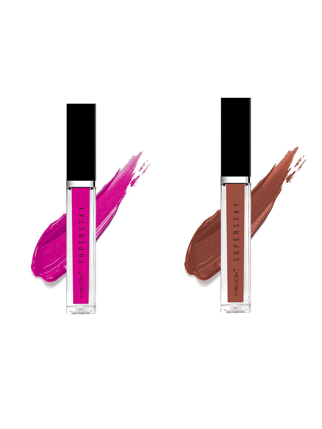 

ME-ON Set Of 2 Super Stay Lip Gloss 6ml Each - Passionate Pink 10 & Coffee Mocha 17
