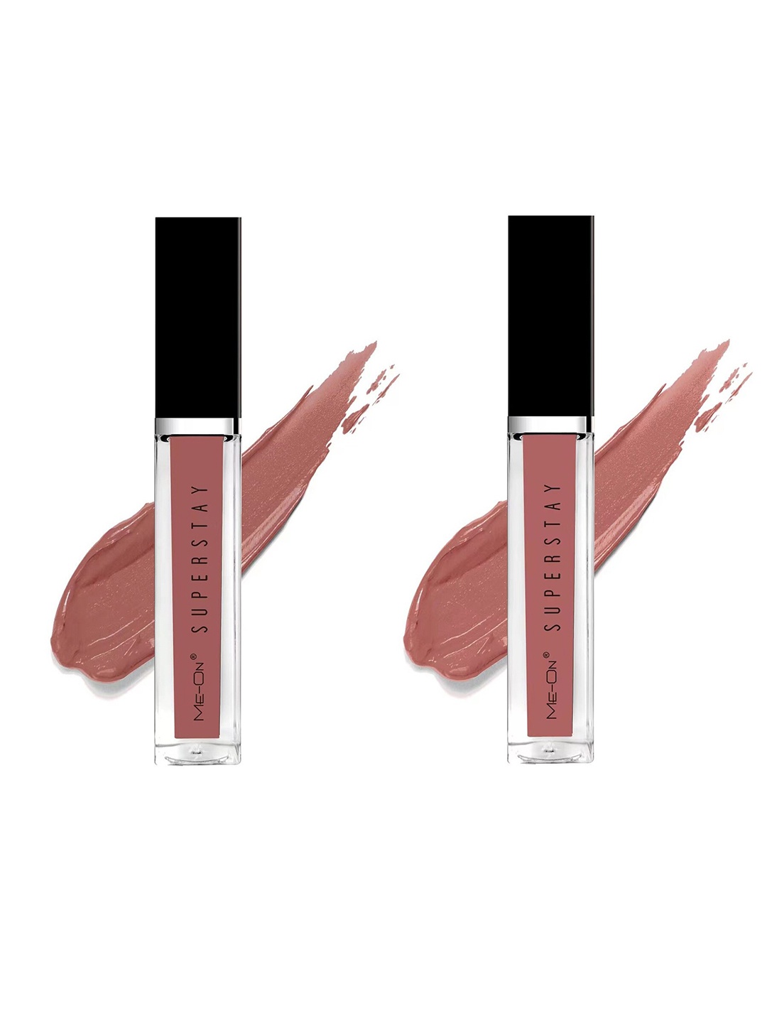 

ME-ON Set Of 2 Super Stay Lip Gloss 6ml Each - Nude Nuance 20 & Skin Kiss 21