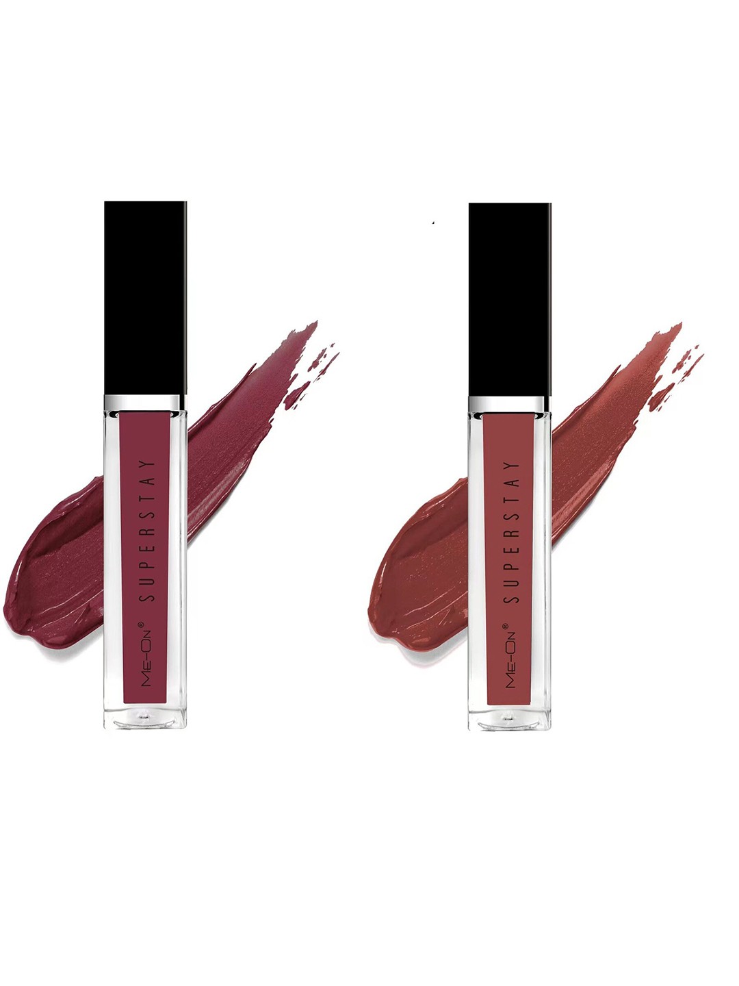 

ME-ON Set Of 2 Super Stay Lip Gloss 6ml Each - Burgundy 14 & Velvet Teddy 18