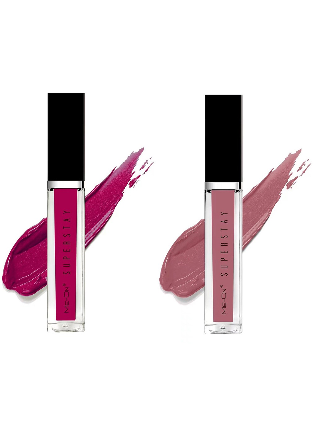 

ME-ON Set Of 2 Super Stay Lip Gloss 6ml Each - Fuchsia 09 & Kinda Sexy 22