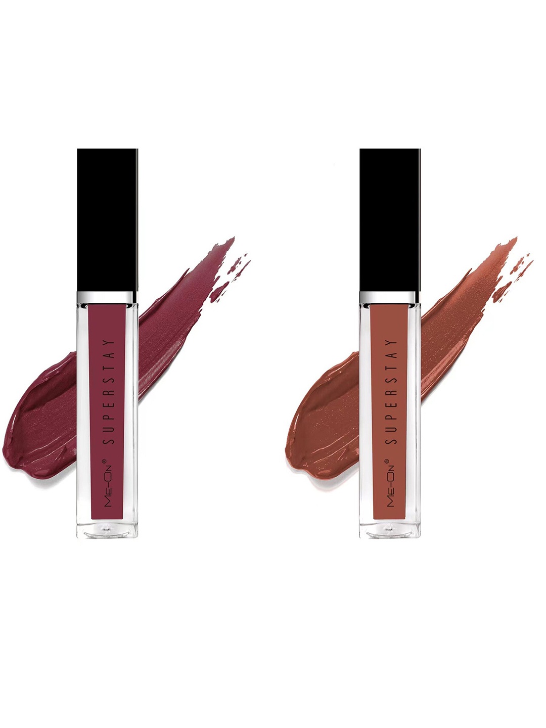 

ME-ON Set Of 2 Super Stay Lip Gloss 6ml Each - Burgundy 14 & Coffee Mocha 17