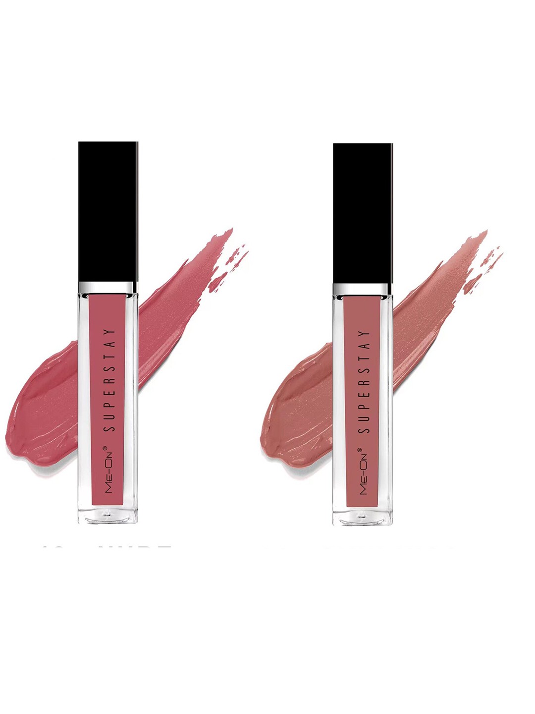 

ME-ON Set Of 2 Super Stay Lip Gloss 6ml Each - Nude 19 & Skin Kiss 21