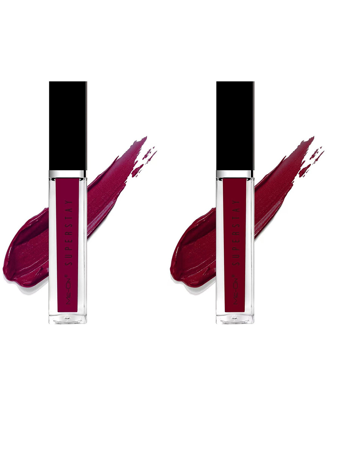 

ME-ON Superstay Set Of 2 Glossy Lip Gloss 12 ml Each - Red Wine 12 & Arabian Nights 15