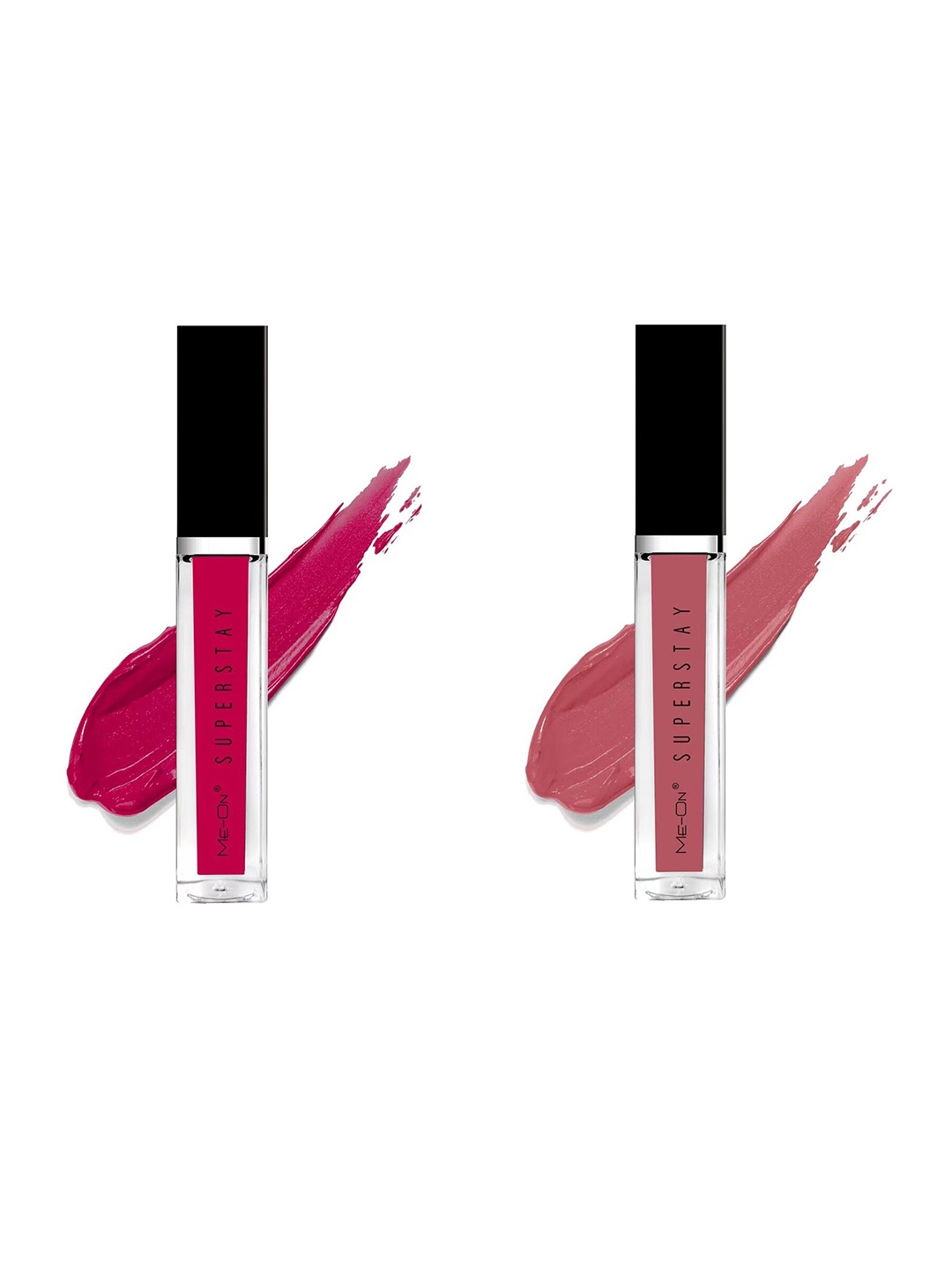 

ME-ON Superstay Set Of 2 Glossy Lip Gloss 12 ml Each - Sensual Rose 11 & Mysterious Nude 23