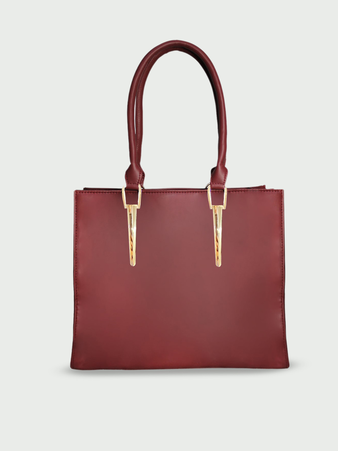 

shashvi Women Maroon Structured Shoulder Bag