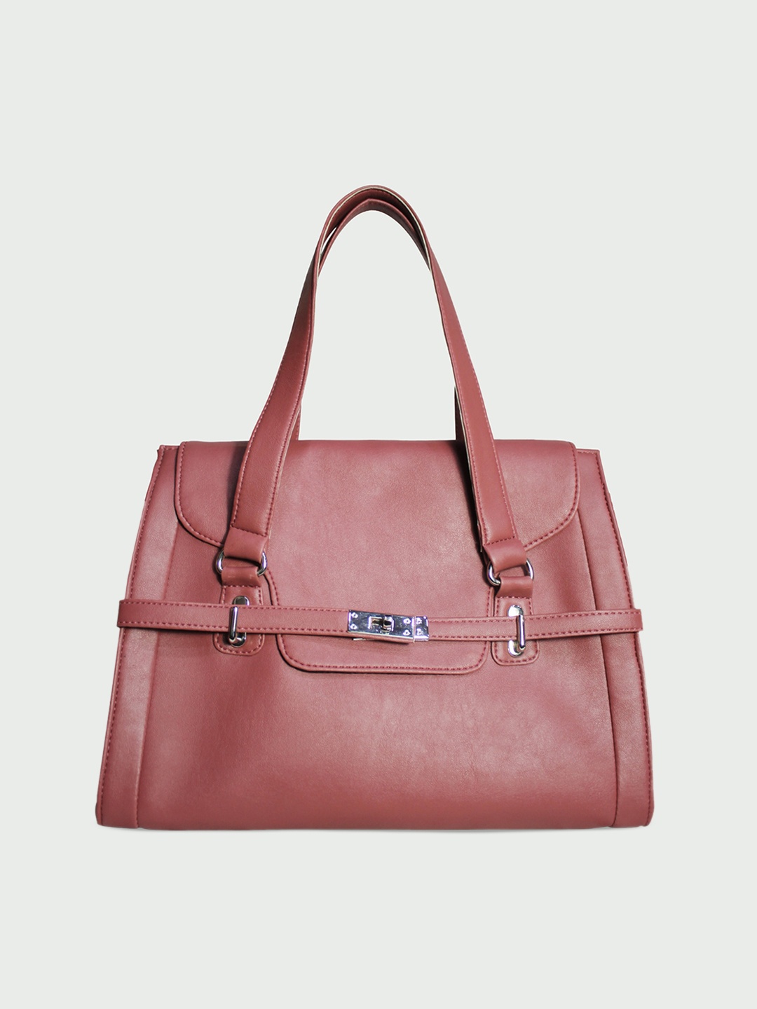

shashvi Women Maroon Structured Shoulder Bag