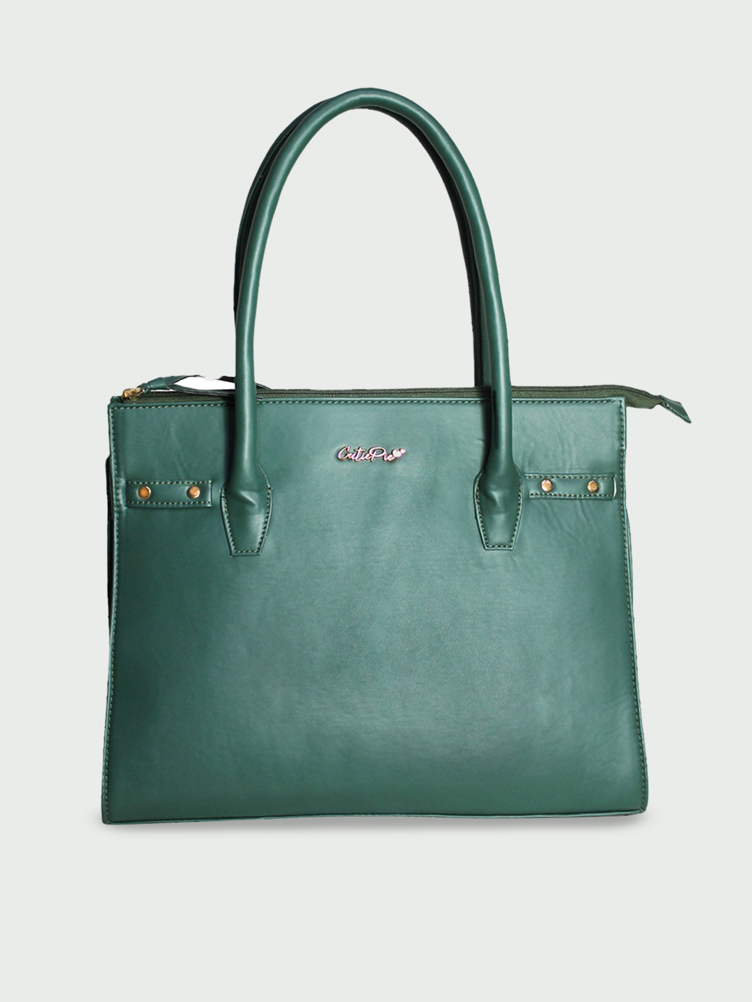 

shashvi Women Olive Green Structured Shoulder Bag