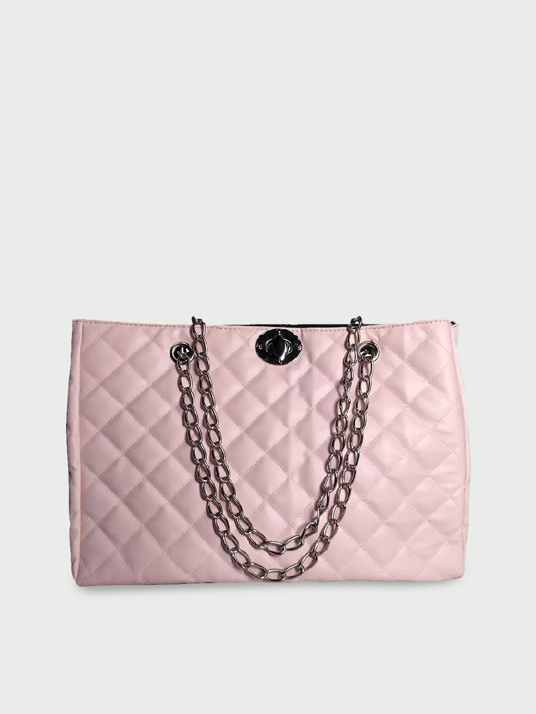 

shashvi Women Pink Structured Shoulder Bag with Quilted
