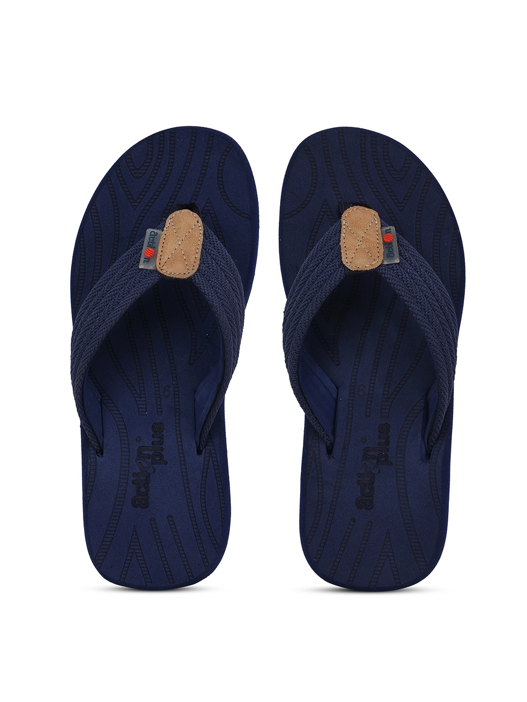 

Action Plus Men Navy Blue Thong Flip-Flops