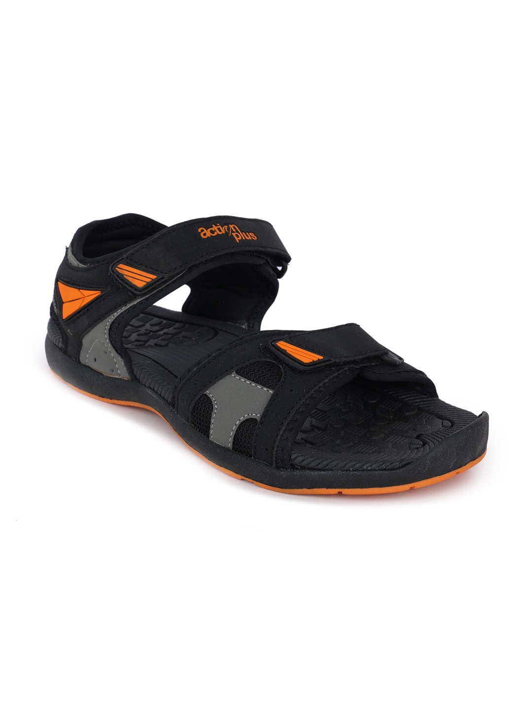 

Action Plus Men Sports Sandal, Black