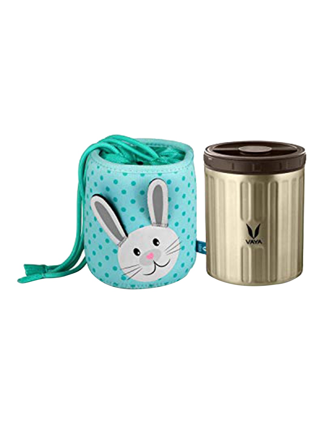 

Vaya Metallic Printed Stainless Steel Preserve Kids Lunch-Kit 500 ml