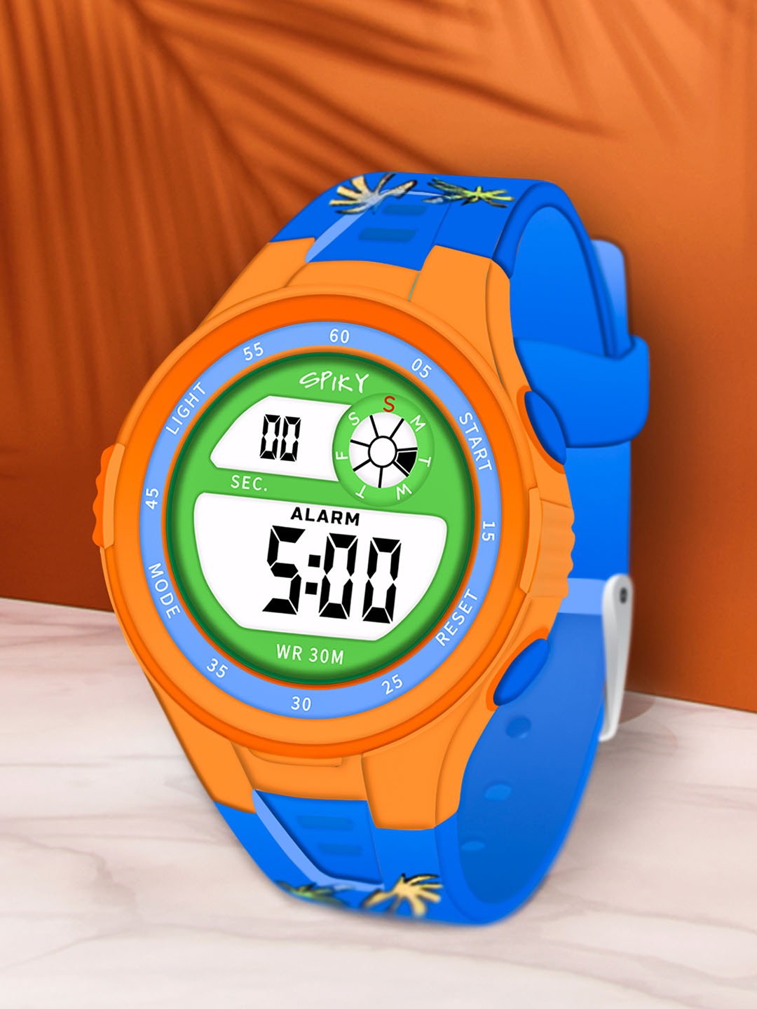 

Spiky Kids Printed Dial Digital Automatic Watch SPKEVA7_C3_ORG, Orange