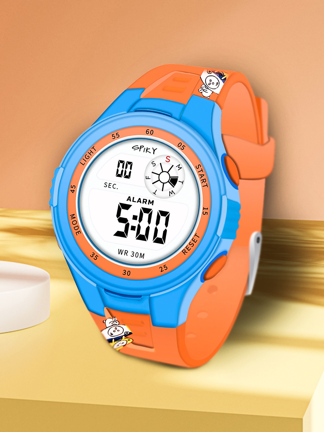 

Spiky Kids Printed Dial Digital Automatic Watch SPKEVA7, Blue