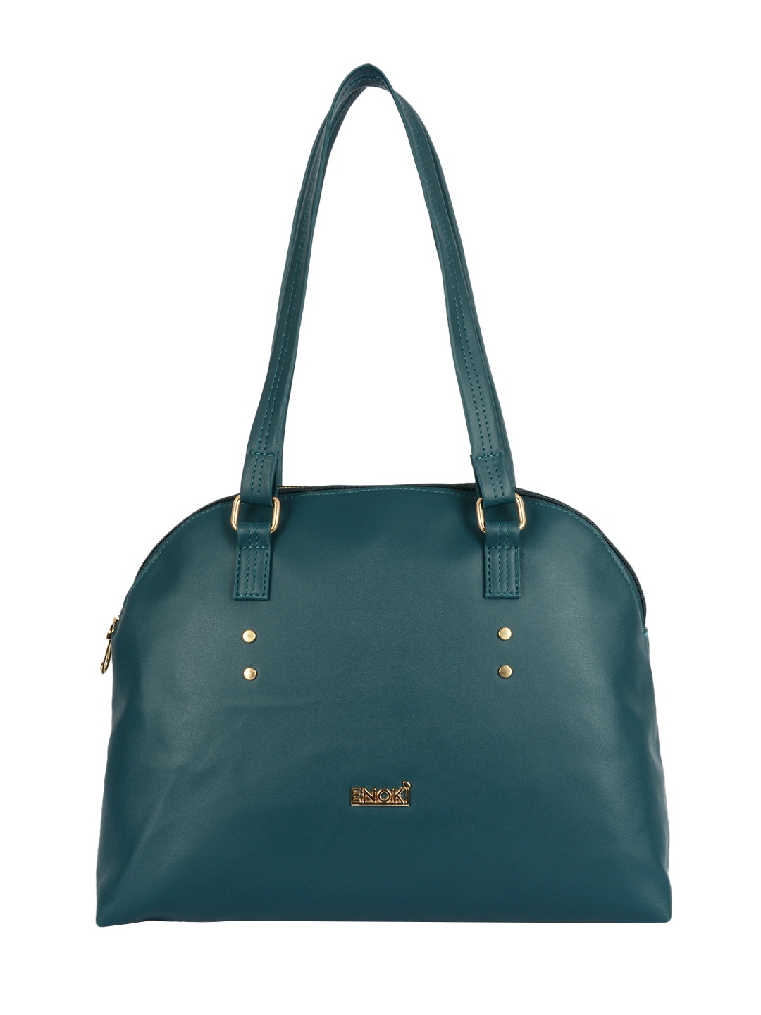 

ENOKI Teal Structured Shoulder Bag