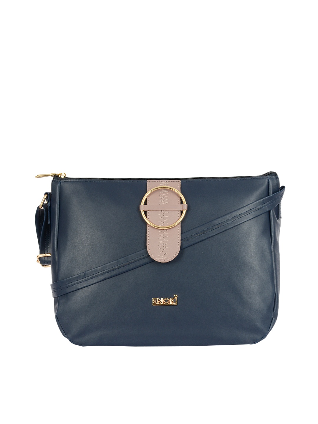 

ENOKI Navy Blue Structured Sling Bag